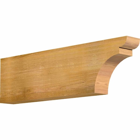 Ekena Millwork Yorktown Rough Sawn Rafter Tail, Western Red Cedar, 4"W x 10"H x 36"L RFT04X10X36YOR00RWR